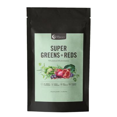 Nutra Organics Organic Super Greens + Reds (Wholefood Multivitamin) 1kg